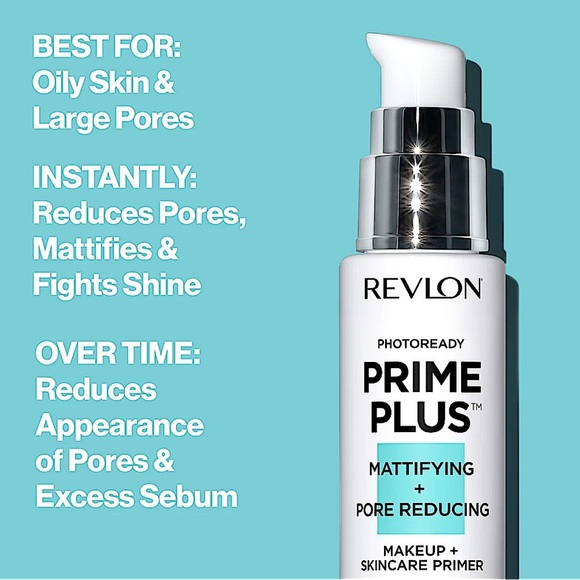 Revlon Photo Ready Prime Plus Mattifying + Pore Reducing Primer 1oz - Picture 3 of 3